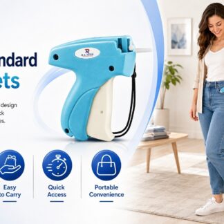 Portable clothes repair gun fits in a pocket
